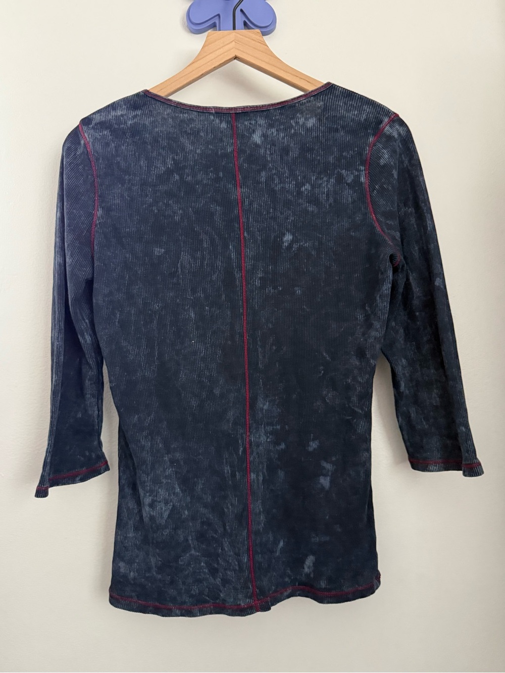 Medium Graphic 3/4 Sleeve Tee Navy Fair Grunge Y2K Celestial Gothic Whimsigoth - Picture 3 of 5